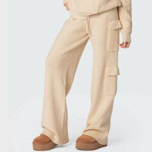 Edikted Wynter Knit Cargo Pants